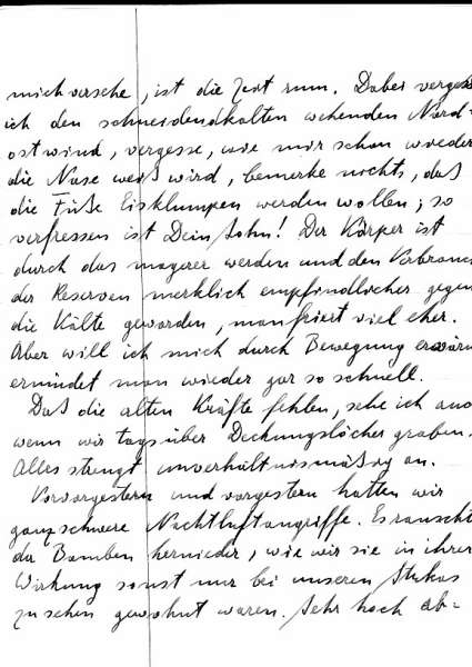 Feldpostbrief 8.1.43 Seite 6