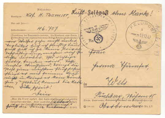46707 = 2. Kr.Kw. Zug 100 - 100.J�ger-Division 
